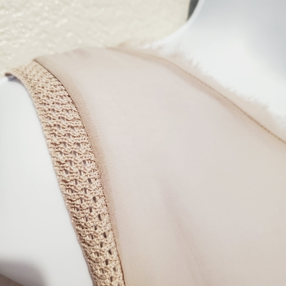 ZARA Chiffon Draped Sheer Asymmetrical Teost Side 1920s Vibe Midi Slip Dress - Picture 3 of 7